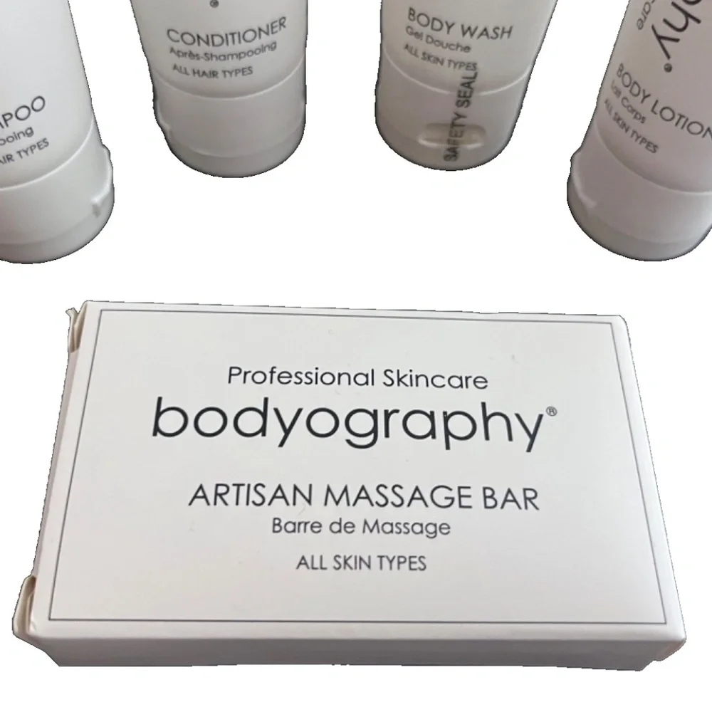 COPY - Bodyography Travel Size VEGAN Shampoo/Conditioner/Body Lotion/Wash/Soap